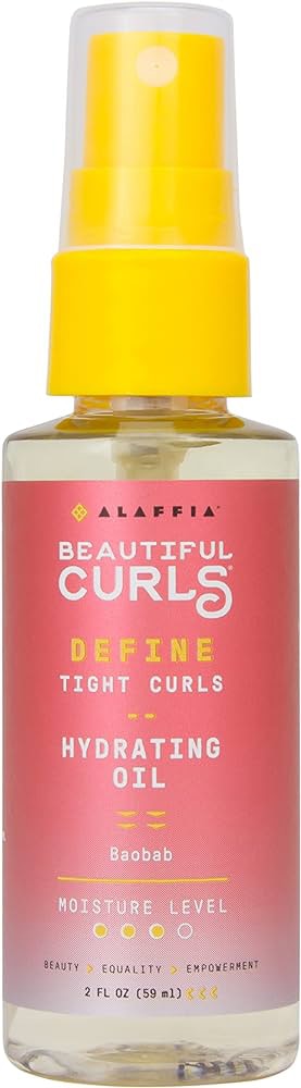 Alaffia Beautiful Curls - Curl Define Hydrating Oil -- 2 fl oz