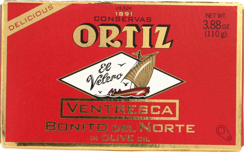 Ortiz Ventresca White Tuna Belly in Oil -- 3.88 oz