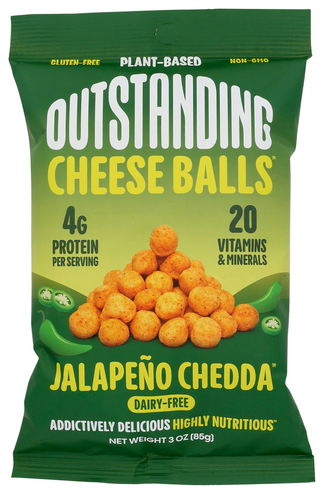 Outstanding Foods Cheese Balls Jalapeno -- 3 oz