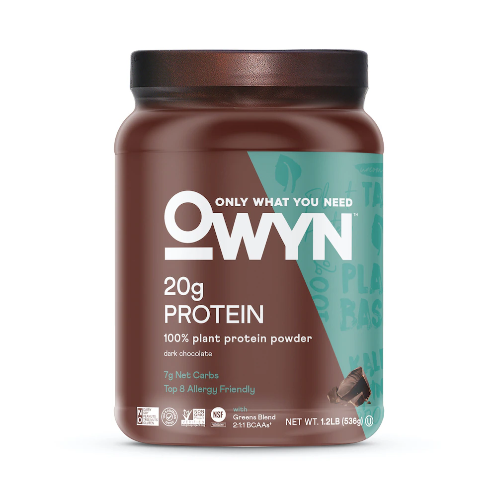 OWYN Plant Protein Dark Chocolate -- 1.2 lbs