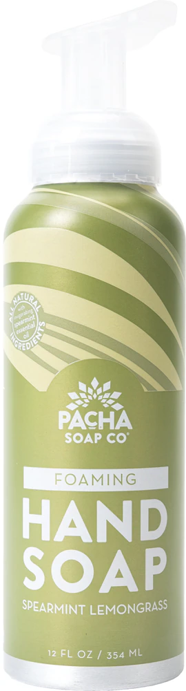 Pacha Soap Co Foaming Hand Soap - Spearmint & Lemongrass -- 12 fl oz