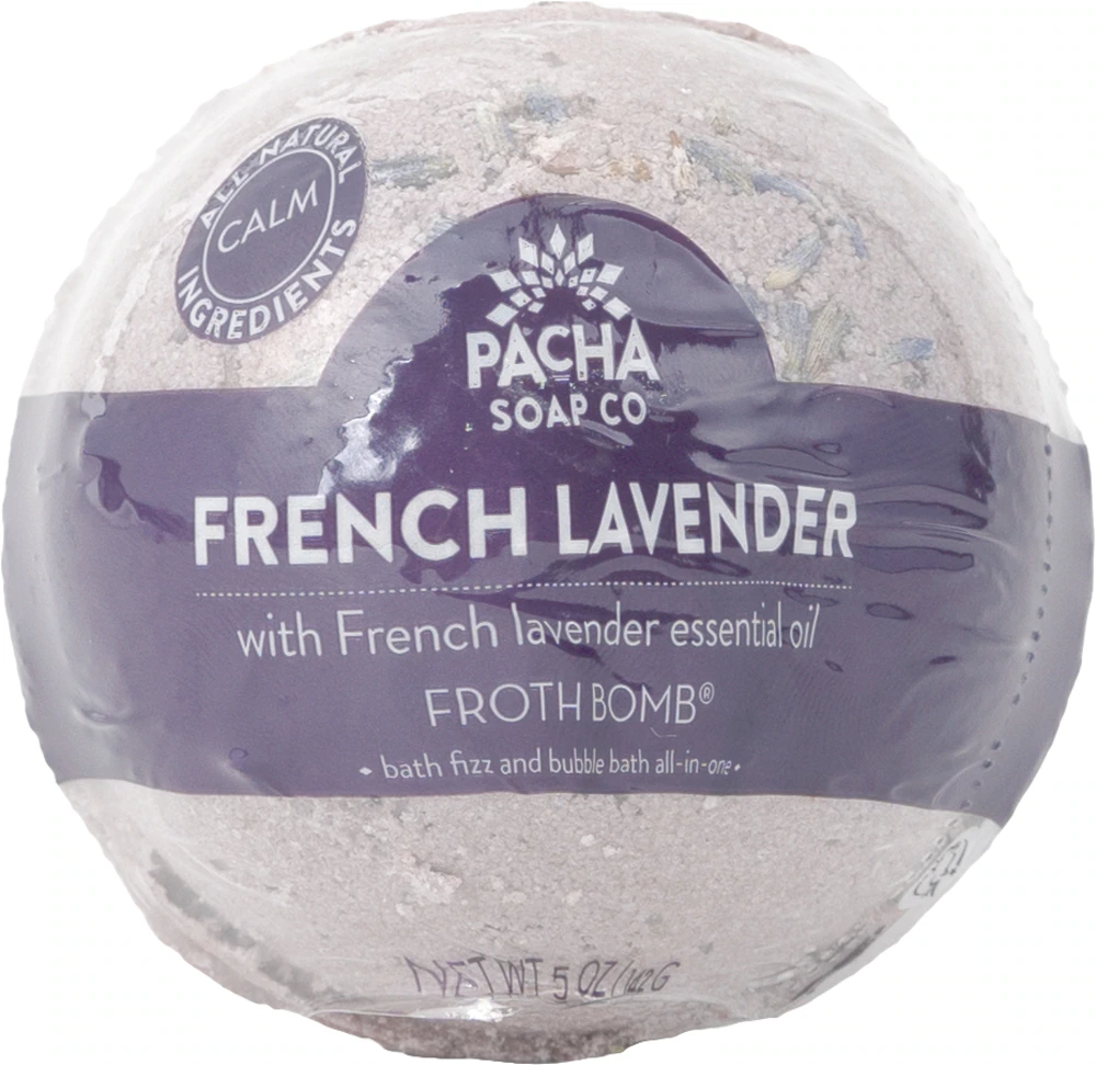 Pacha Soap Co Froth Bomb - French Lavender -- 5 oz