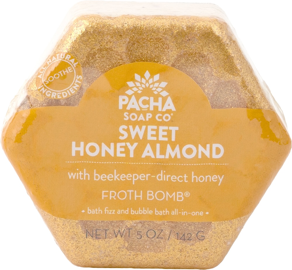 Pacha Soap Co Froth Bomb - Sweet Honey Almond -- 5 oz