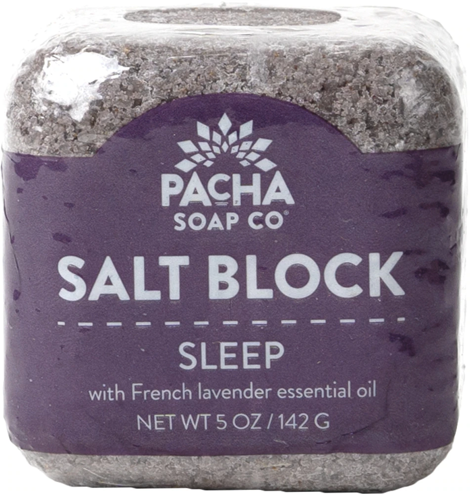 Pacha Soap Co Salt Block - Sleep -- 5 oz