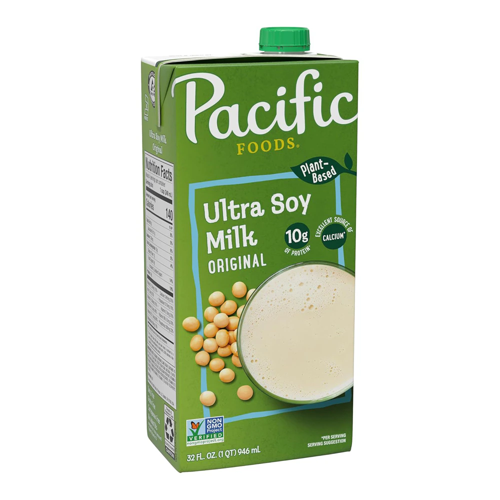 Pacific Foods Ultra Soy Non-Dairy Beverage Original -- 32 fl oz