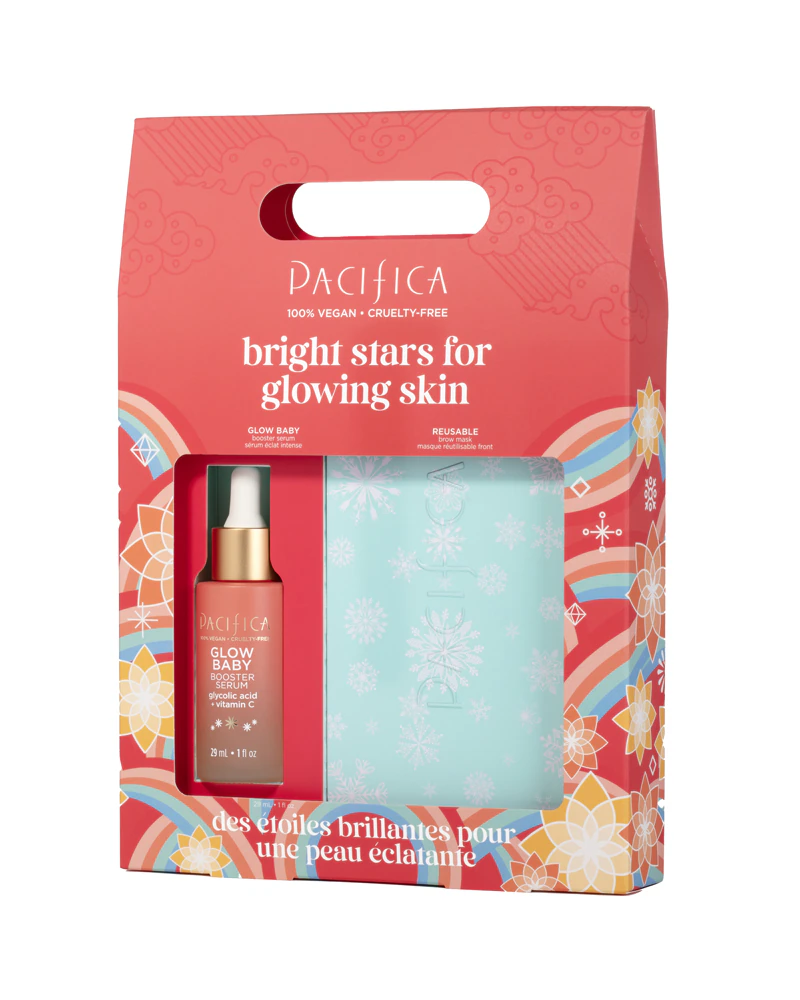 Pacifica Glow Baby Serum & Reusable Mask 2 Piece Gift Set -- 1 Set