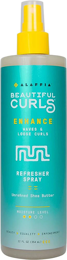 Alaffia Beautiful Curls - Curl Enhance Refresher Spray -- 12 fl oz