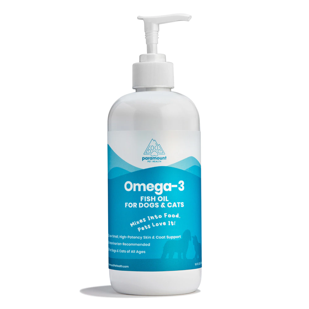 Paramount Pet Health Omega-3 Fish Oil for Dogs + Cats -- 16 fl oz