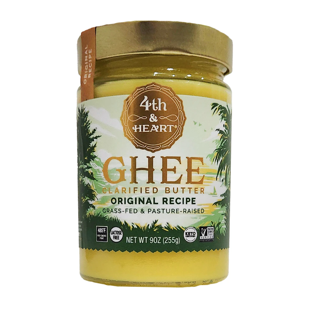 4th & Heart Keto Grass-Fed Ghee Clarified Butter -- 9 oz