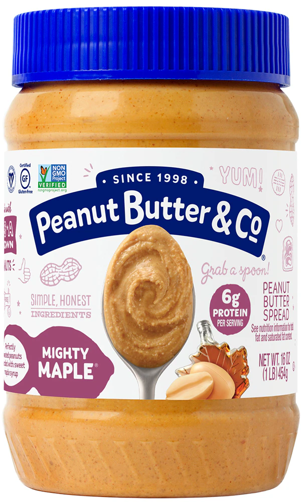 Peanut Butter & Co Vegan Gluten Free Peanut Butter Mighty Maple -- 16 oz