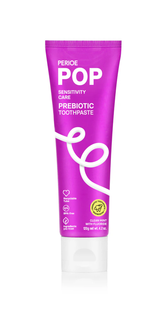 Perioe POP Prebiotic Microbiome Sensitive Care Toothpaste Clean Mint -- 4.2 oz
