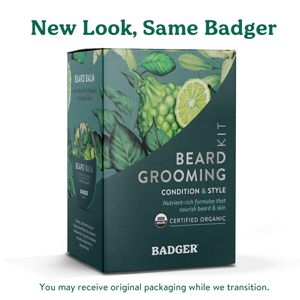 Badger Organic Beard Grooming -- 1 Kit