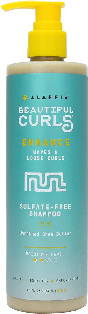 Alaffia Beautiful Curls Enhance Waves & Loose Curls Shampoo -- 12 fl oz