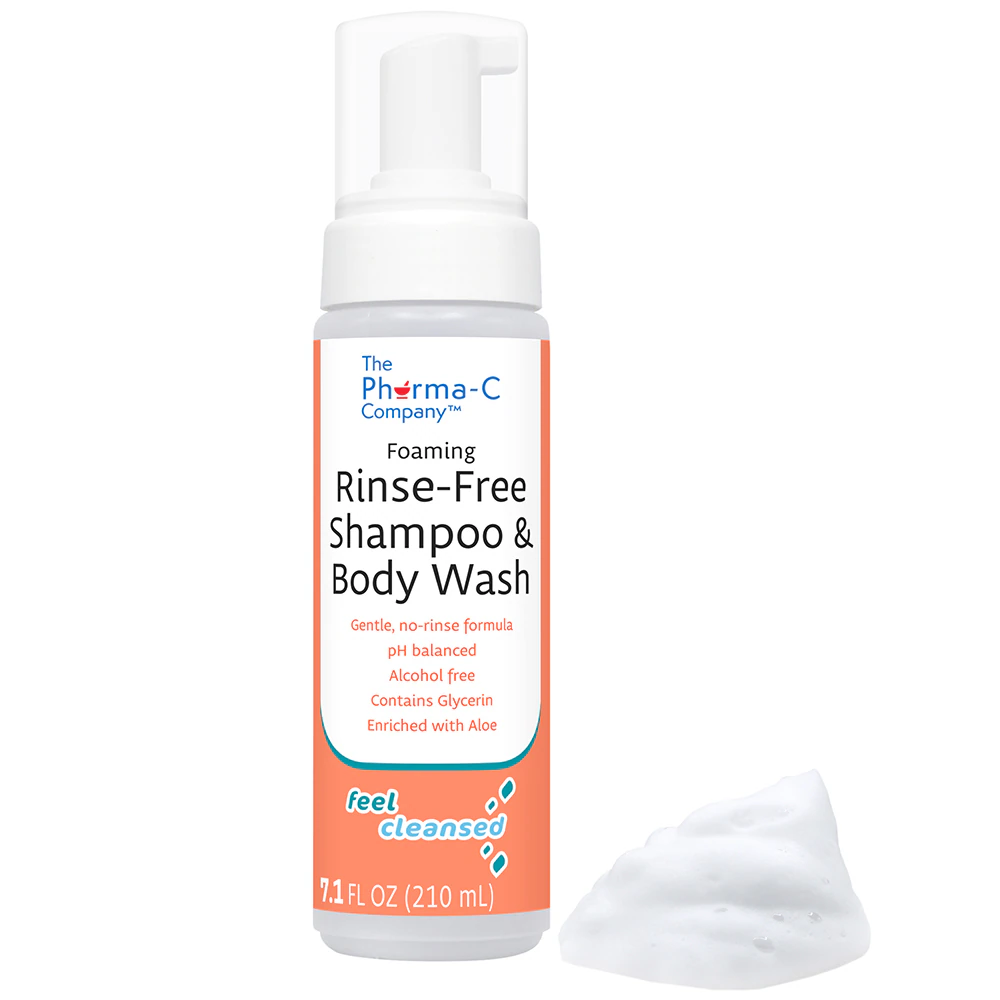 Pharma-C Foaming Rinse-Free Shampoo & Body Wash - Fresh -- 7.1 fl oz