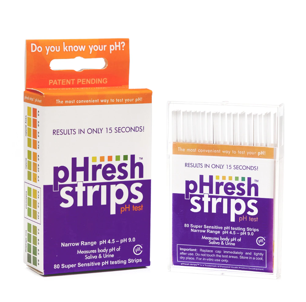 pHresh Products Strips pH Test -- 80 Strips
