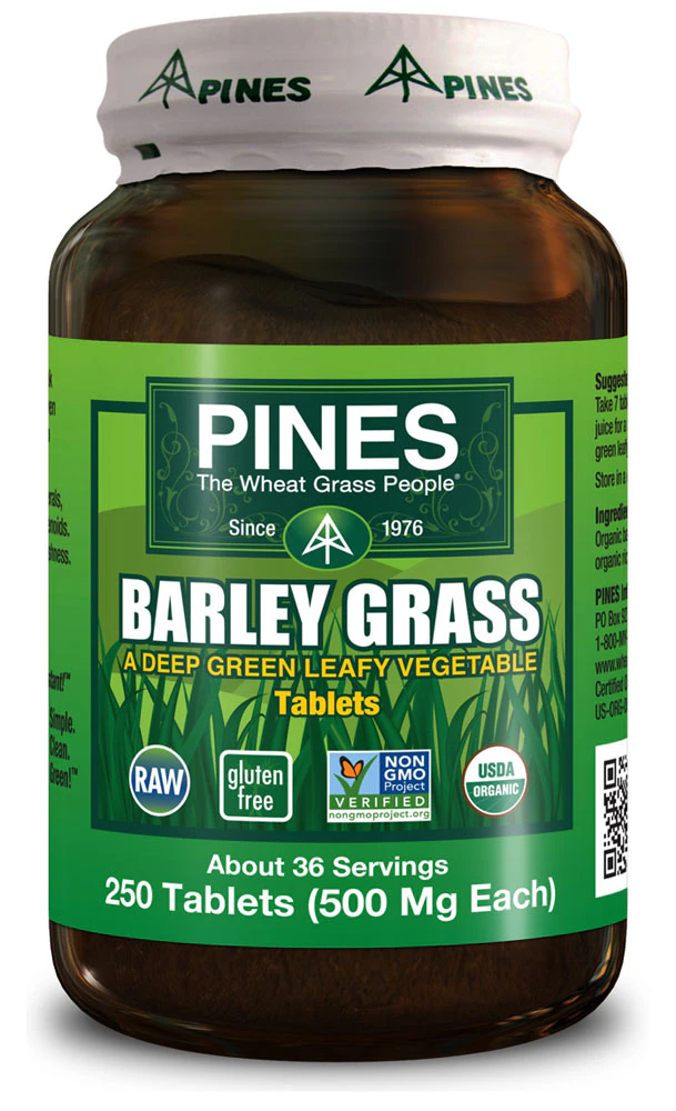 Pines International Barley Grass -- 500 mg - 250 Tablets
