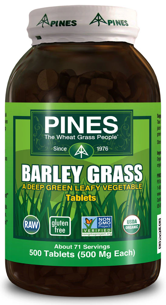 Pines International Barley Grass -- 500 mg - 500 Tablets