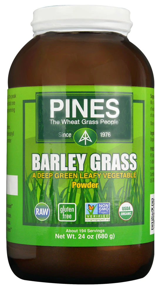 Pines International Organic Barley Grass Powder -- 24 oz
