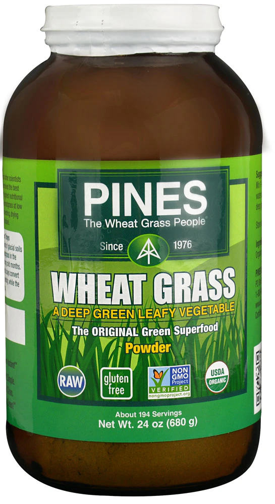 Pines International Organic Wheat Grass Powder -- 24 oz