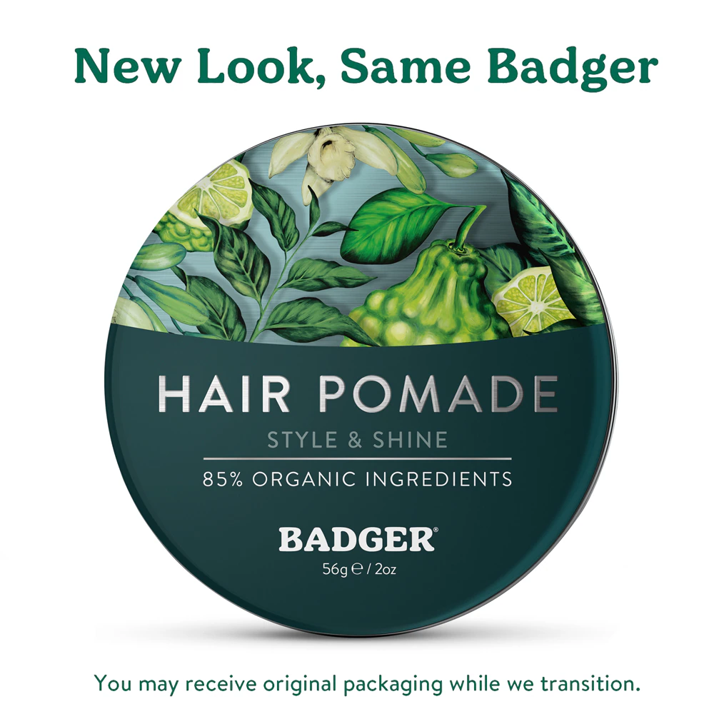 Badger Organic Navigator Class Man Care Organic Hair Pomade -- 2 oz