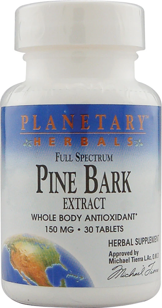 Planetary Herbals Full Spectrum? Pine Bark Extract -- 150 mg - 30 Tablets