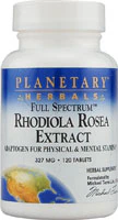 Planetary Herbals Full Spectrum? Rhodiola Rosea Extract -- 327 mg - 120 Tablets