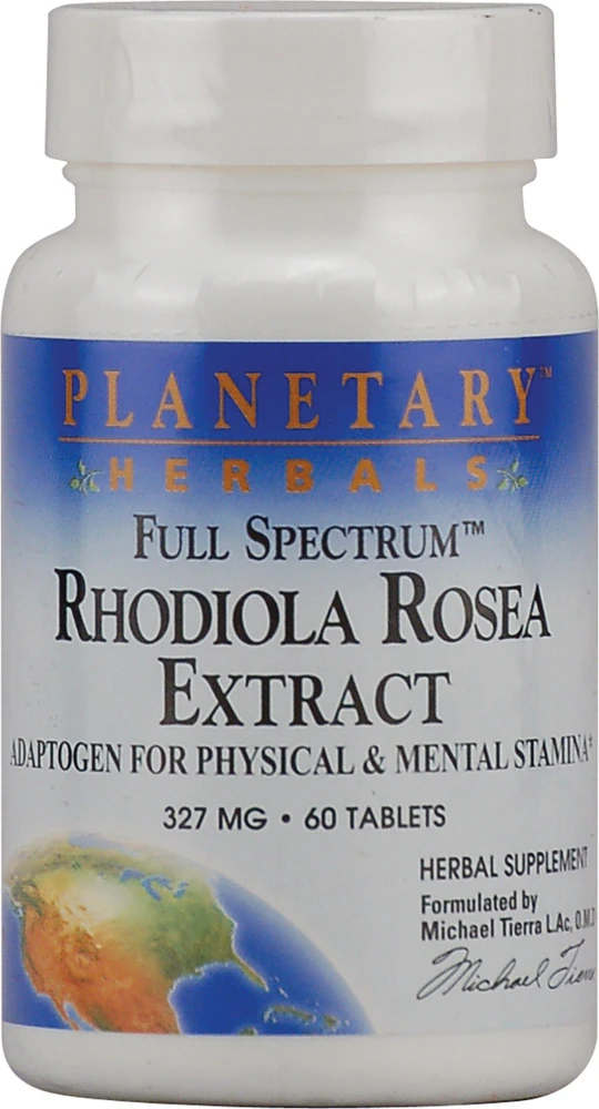 Planetary Herbals Full Spectrum? Rhodiola Rosea Extract -- 327 mg - 60 Tablets