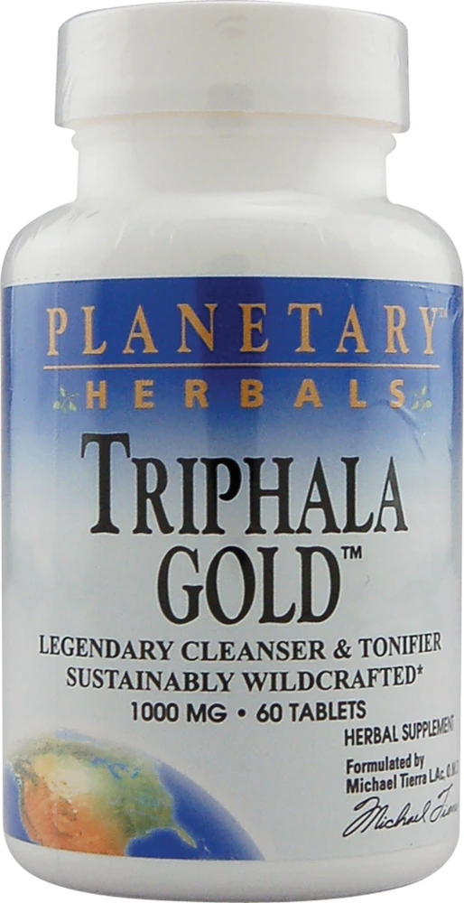 Planetary Herbals Triphala Gold? -- 1000 mg - 60 Tablets