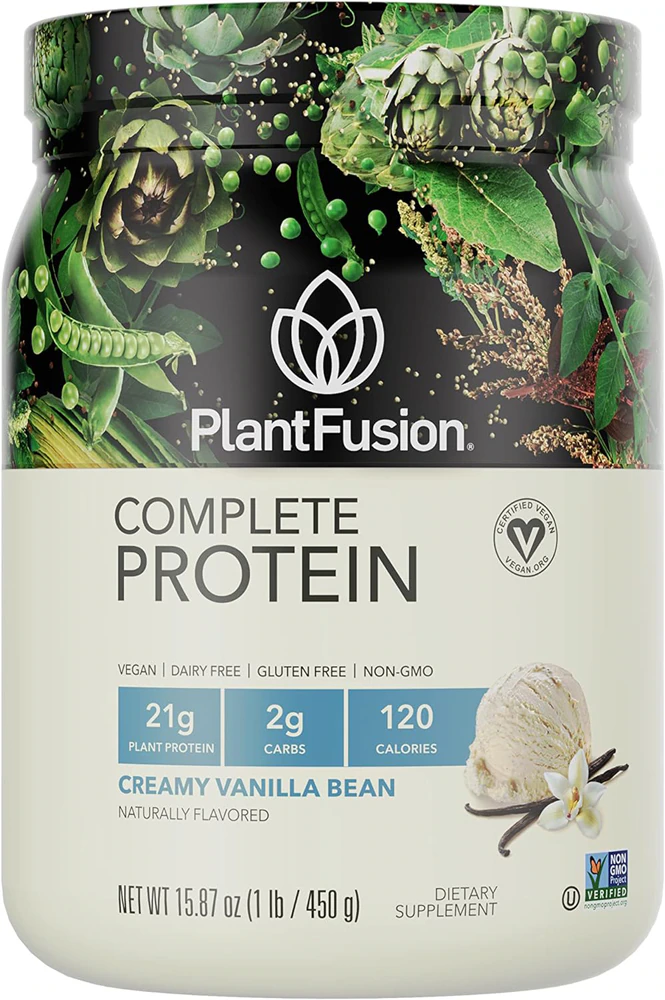 PlantFusion Complete Plant Protein Vanilla Bean -- 1 lb