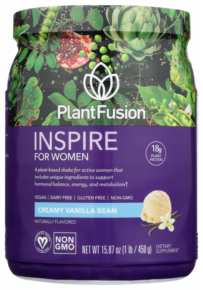PlantFusion Inspire for Women Creamy Vanilla Bean -- 15.87 oz