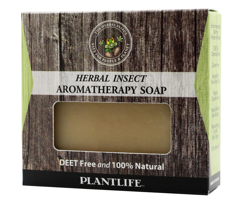 Plantlife Skin Bar Soap for Face and Body Insect Deterrent -- 4 oz