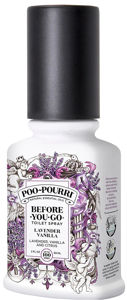 Poo-Pourri Before-You-Go Toilet Spray Lavender Vanilla -- 2 fl oz