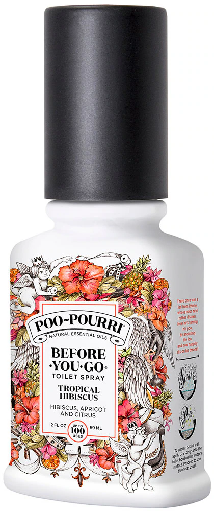 Poo-Pourri Before-You-Go Toilet Spray Tropical Hibiscus -- 2 fl oz
