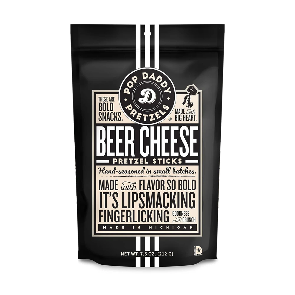 Pop Daddy Pretzel Sticks Beer Cheese -- 7.5 oz