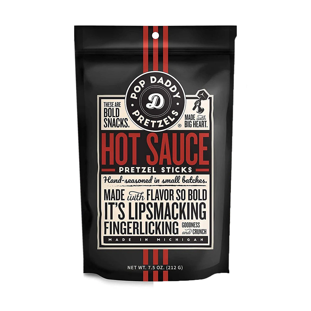 Pop Daddy Pretzel Sticks Hot Sauce -- 7.5 oz