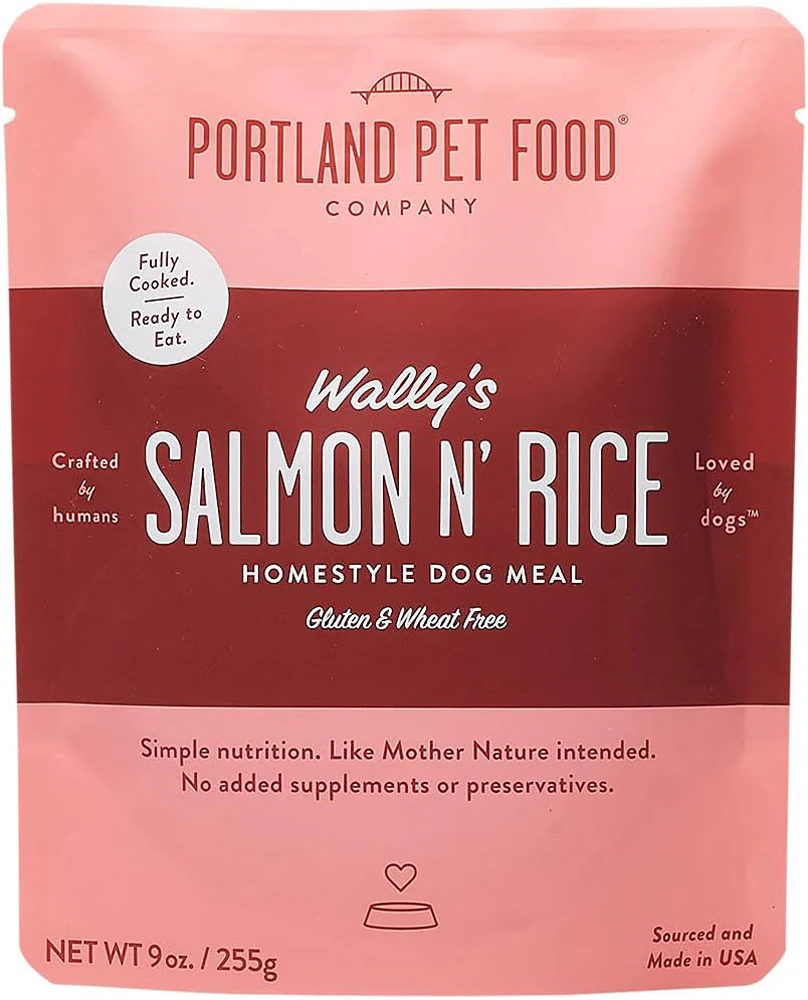 Portland Pet Food Wet Dog Food Wally's Salmon N' Rice -- 9 oz