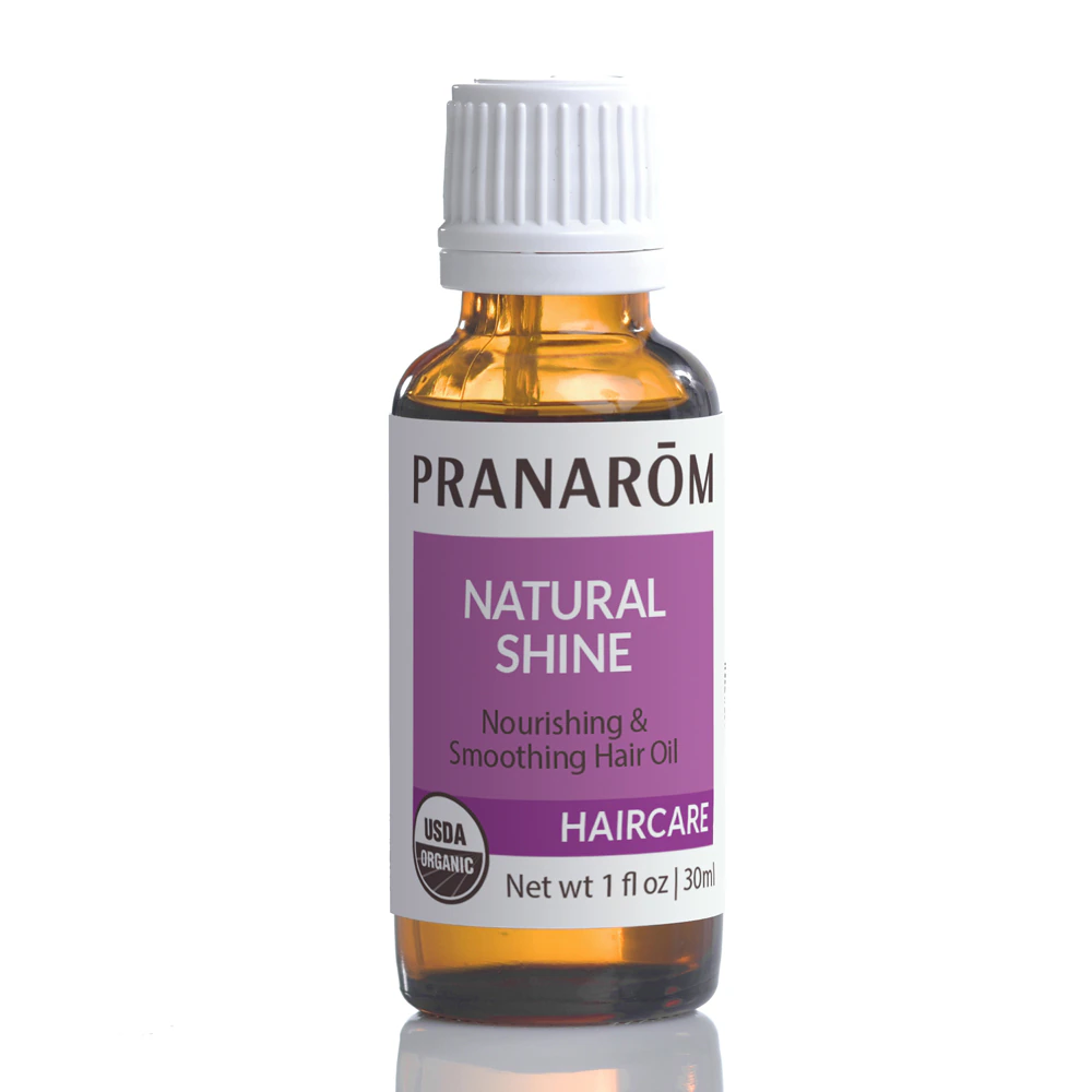 Pranarom Organic Natural Shine Nourishing Hair Oil -- 1 fl oz