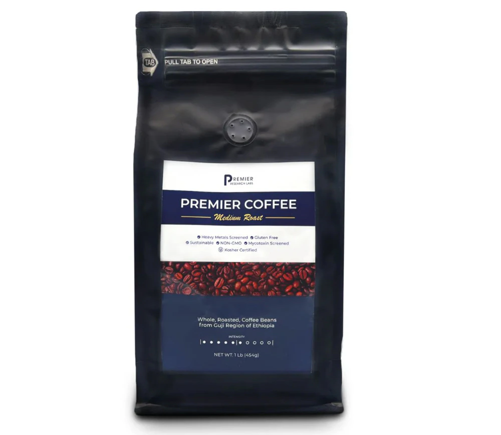 Premier Research Labs Organic Coffee -- 1 lb
