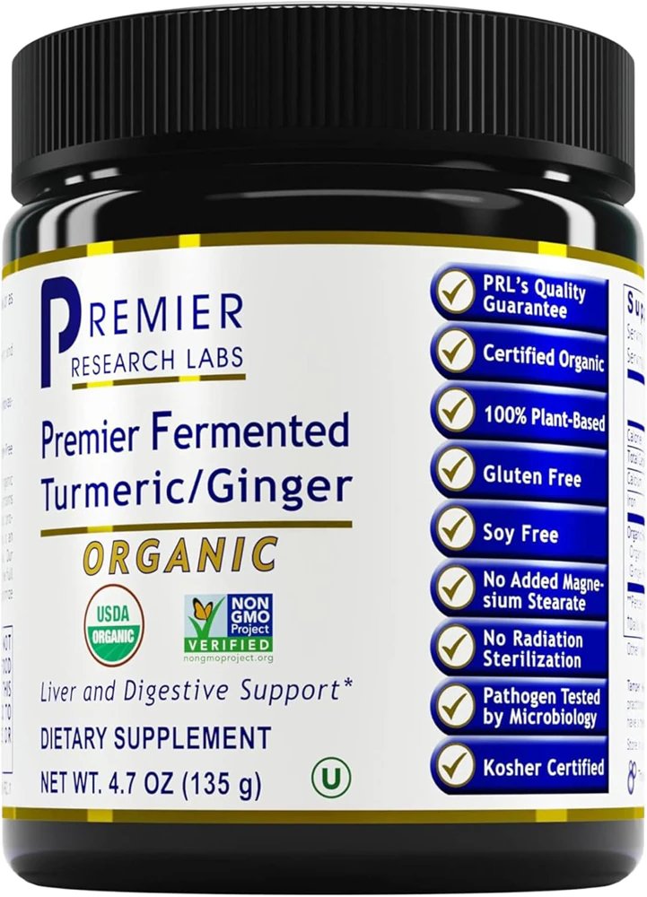 Premier Research Labs Premier Fermented Turmeric Plus Ginger -- 4.7 oz