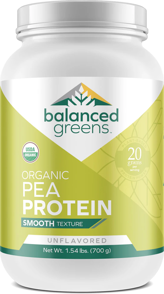 Balanced Greens Pea Protein Unflavored -- 27 Servings