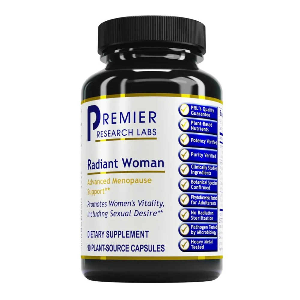 Premier Research Labs Premier Radiant Woman - Advanced Menopause Support -- 90 Plant-Source Capsules