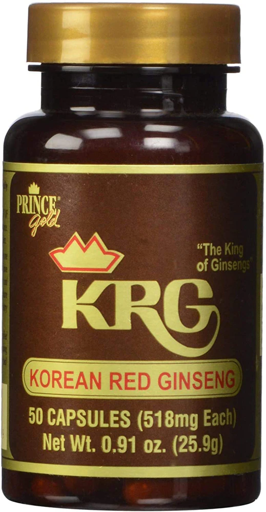 Prince of Peace KRG - Korean Red Ginseng -- 50 Capsules
