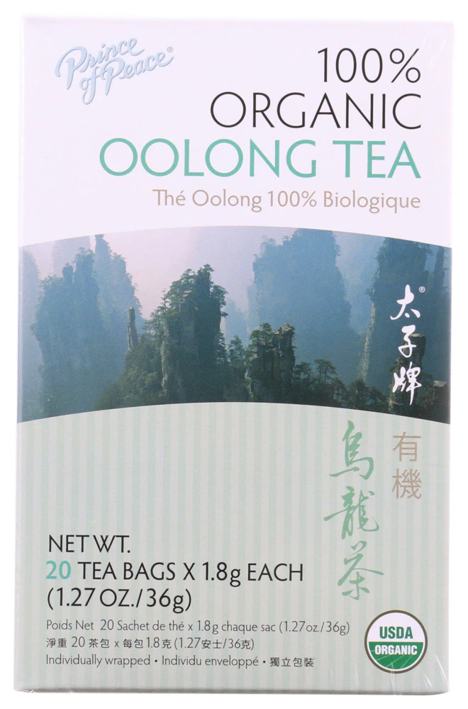 Prince of Peace Organic Oolong Tea -- 20 Tea Bags