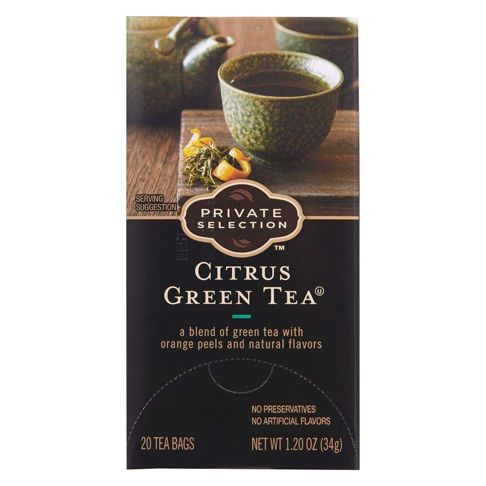 Private Selection Citrus Green Tea Bags -- 20 Tea Bags