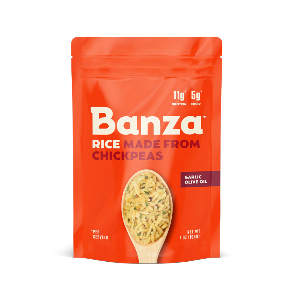 Banza Chickpea Rice Garlic Olive Oil -- 7 oz