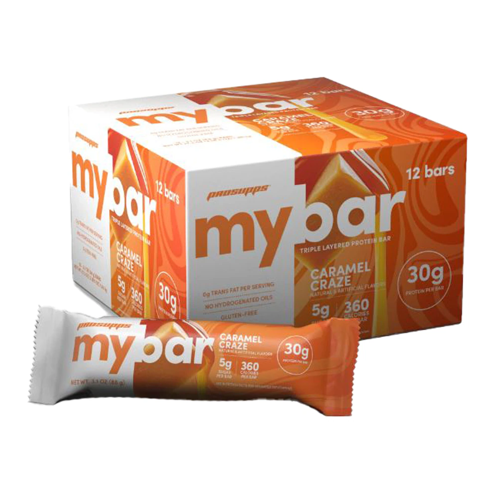 Pro Supps MyBar Caramel Craze -- 12 Bars