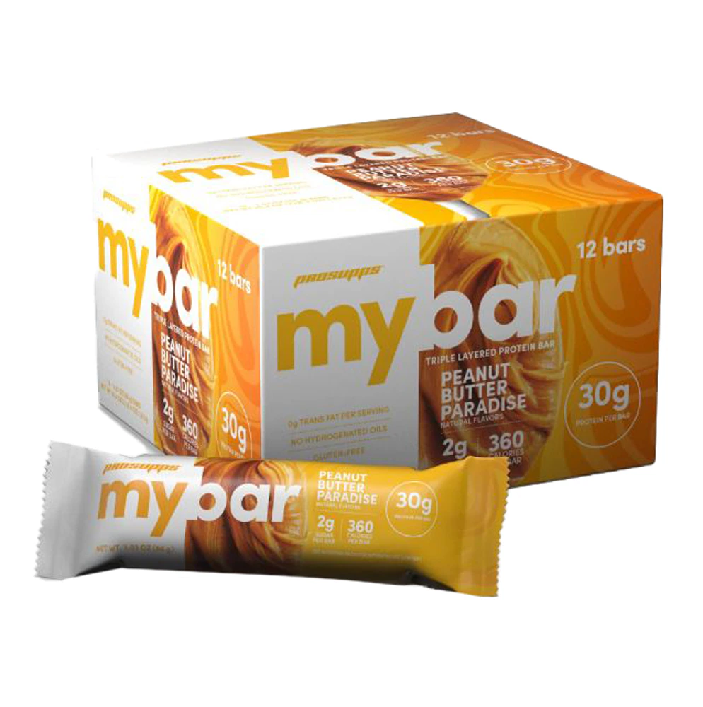 Pro Supps MyBar Peanut Butter Paradise -- 12 Bars