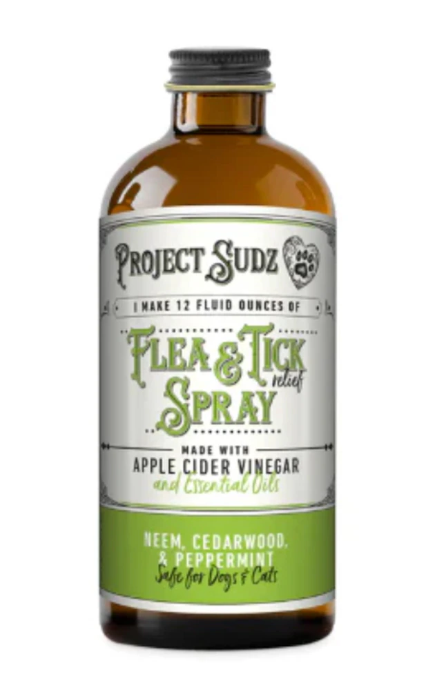 Project Sudz Dog & Cat Flea & Tick Relief Spray Concentrate -- 4 fl oz