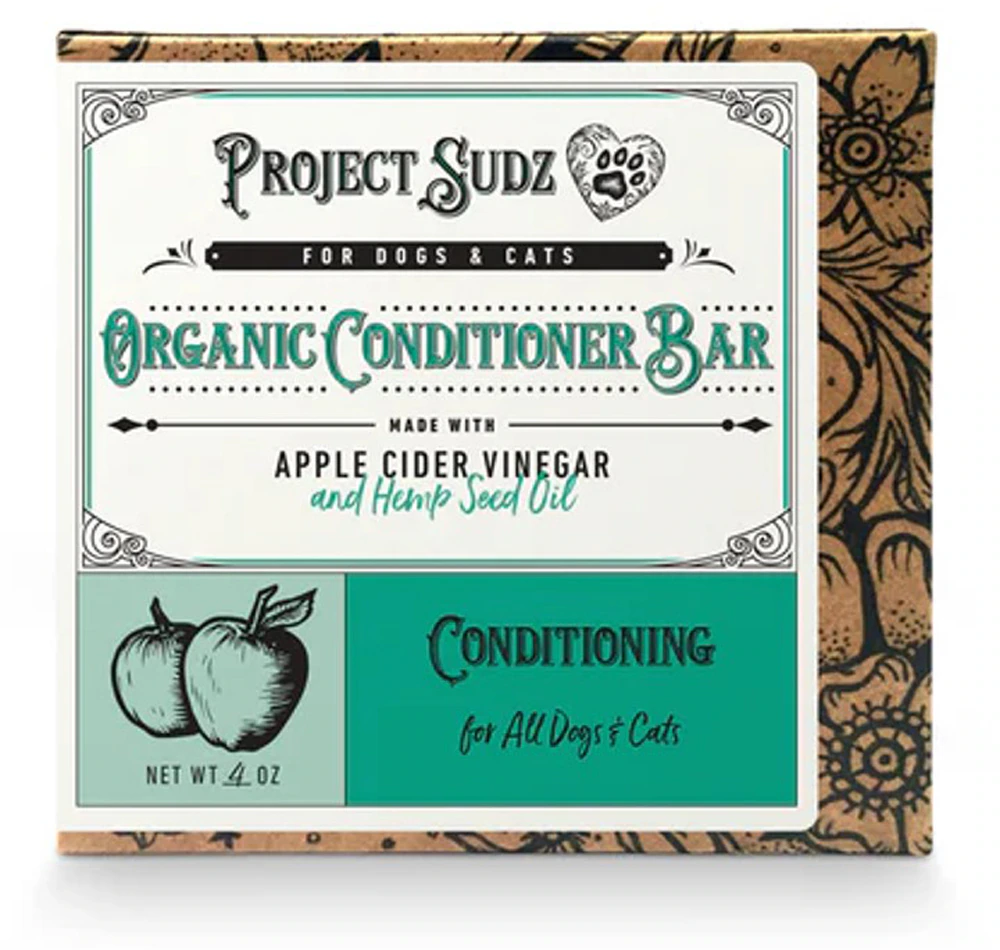 Project Sudz Dog & Cat Organic Conditioner Bar Conditioning -- 4 oz