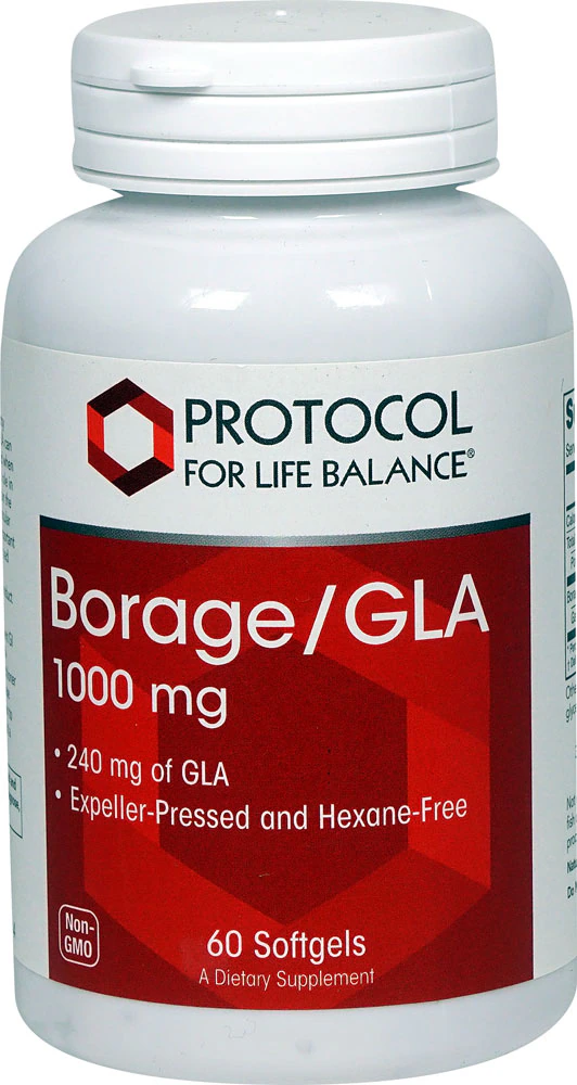 Protocol For Life Balance Borage-GLA -- 1000 mg - 60 Softgels
